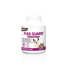 VetIQ Flea Guard 90 Tablets - Natural Flea & Tick Control for Pets (5481)