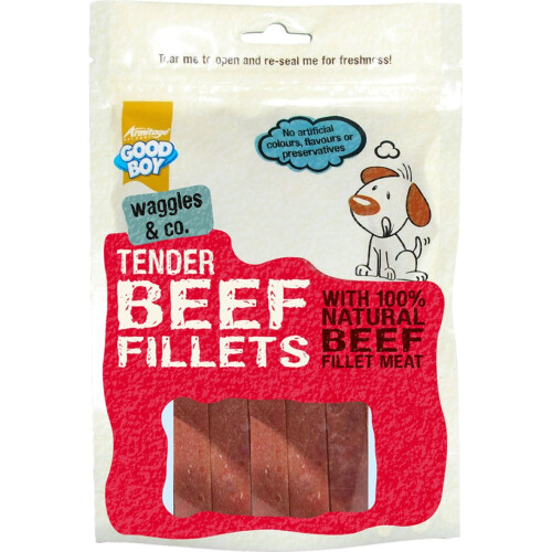 Good Boy Waggles & Co Tender Beef Fillets 90g