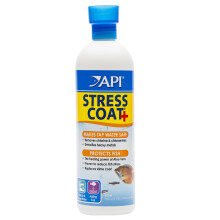 API Stress Coat Freshwater Aquarium Water Conditioner 473ml - Removes Chlorine/Chloramines, Heals Tissue, Reduces Stress with Aloe - UK-85C