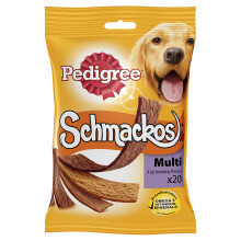 Pedigree Schmackos Dog Treats Meat Variety 20 Stick (20stk) (Pack of 9)