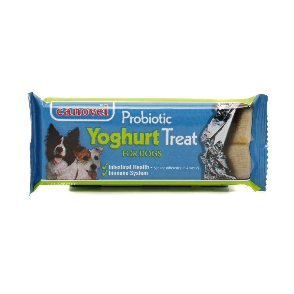 Canovel Dog Probiotic Yoghurt Treat Bar 50g (Pack of 18)