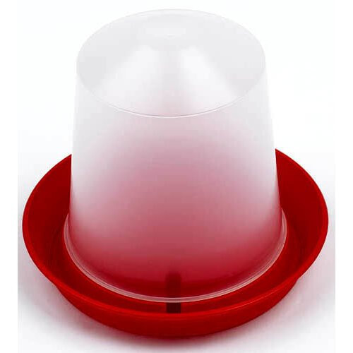 Savic Aviary Drinker Red/transparent 1 Litre 16.5x15cm