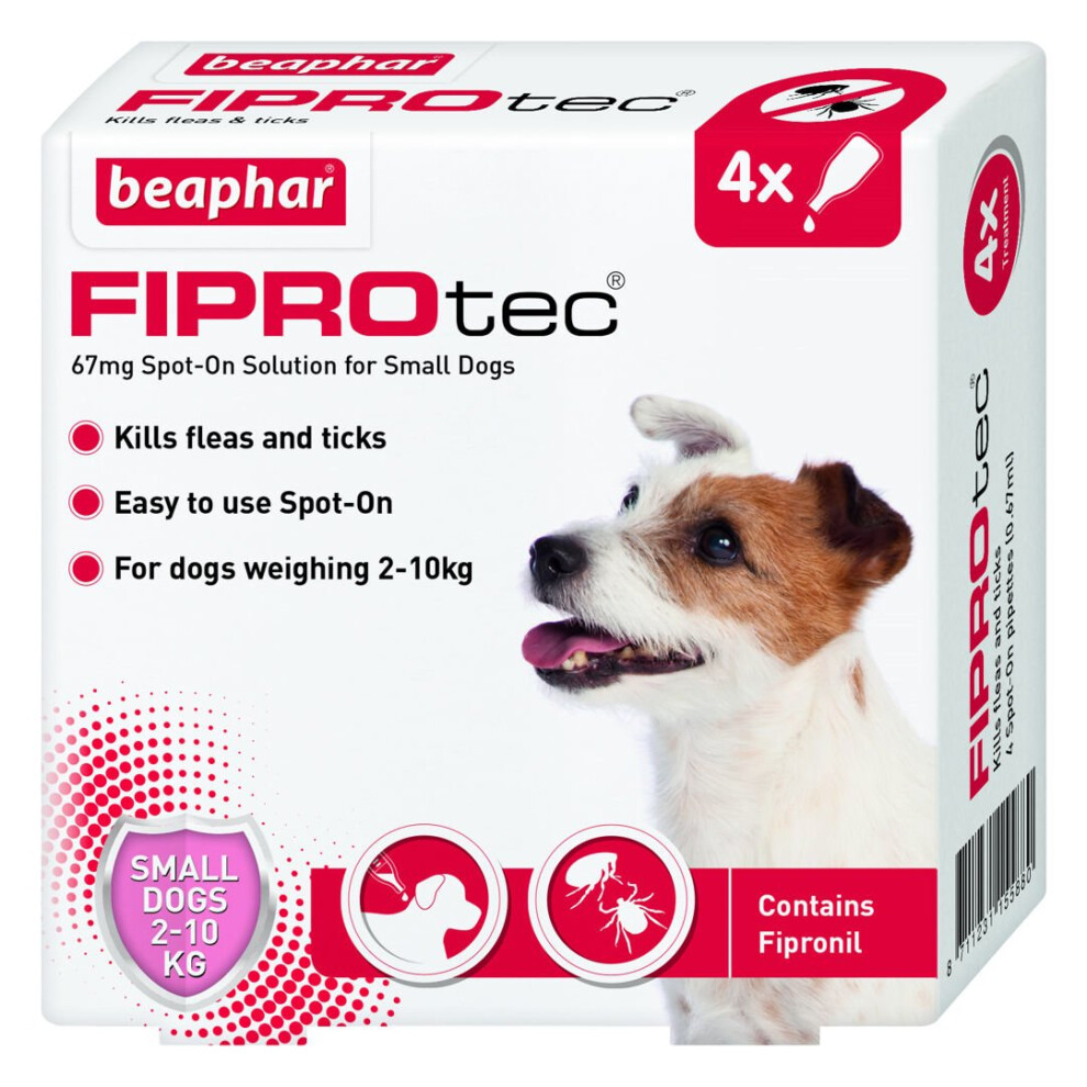 Fiprotec Spot On Small Dog 4 Pipette