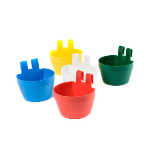 Supa Supa Poultry Cage Cups Various Colours (Pack of 12)