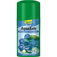 Tetra Pond Aquasafe 250ml - Instantly makes tap water safe for fish & pond inhabitants (747210)
