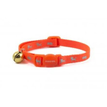 Safety Buckle Cat Collar Hi Vis Reflective Orange (Pack of 3)