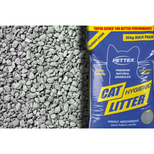 PETTEX Pettex Premium Grey Cat Litter Granules 10kg