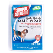 Simple Solution Dog Male Washable Wrap Medium