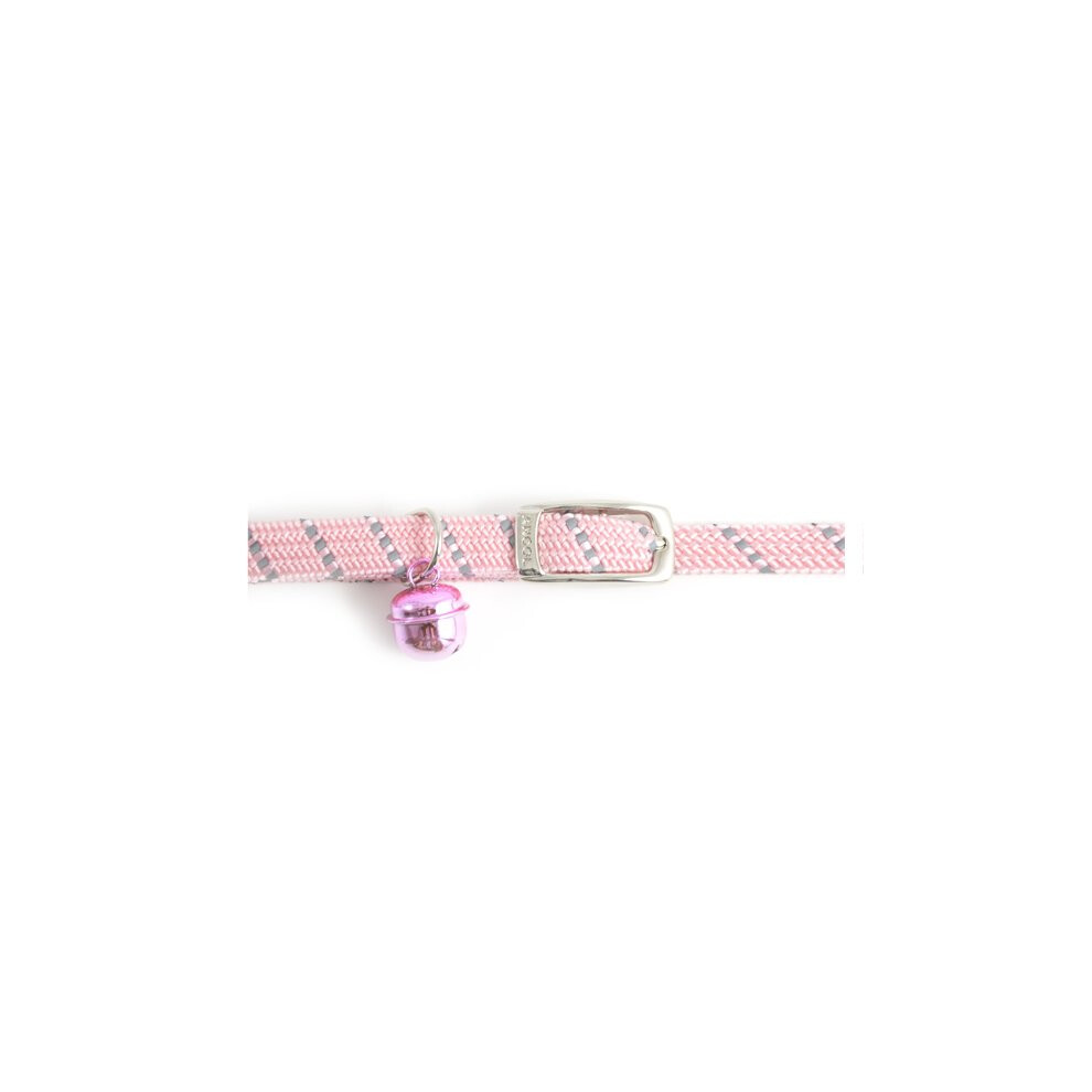 Ancol Safety Elastic Cat Collar Softweave Pink