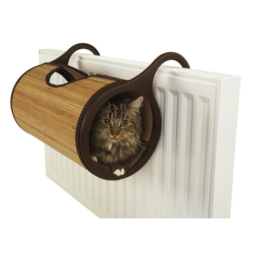 Rosewood Jolly Moggy Natural Bamboo Radiator Bed