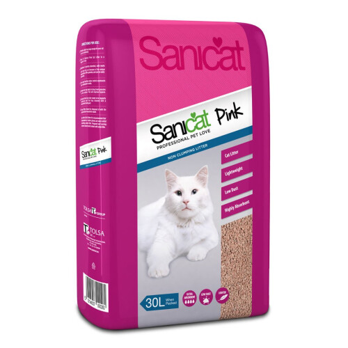 Sanicat Pink Cat Litter 30ltr