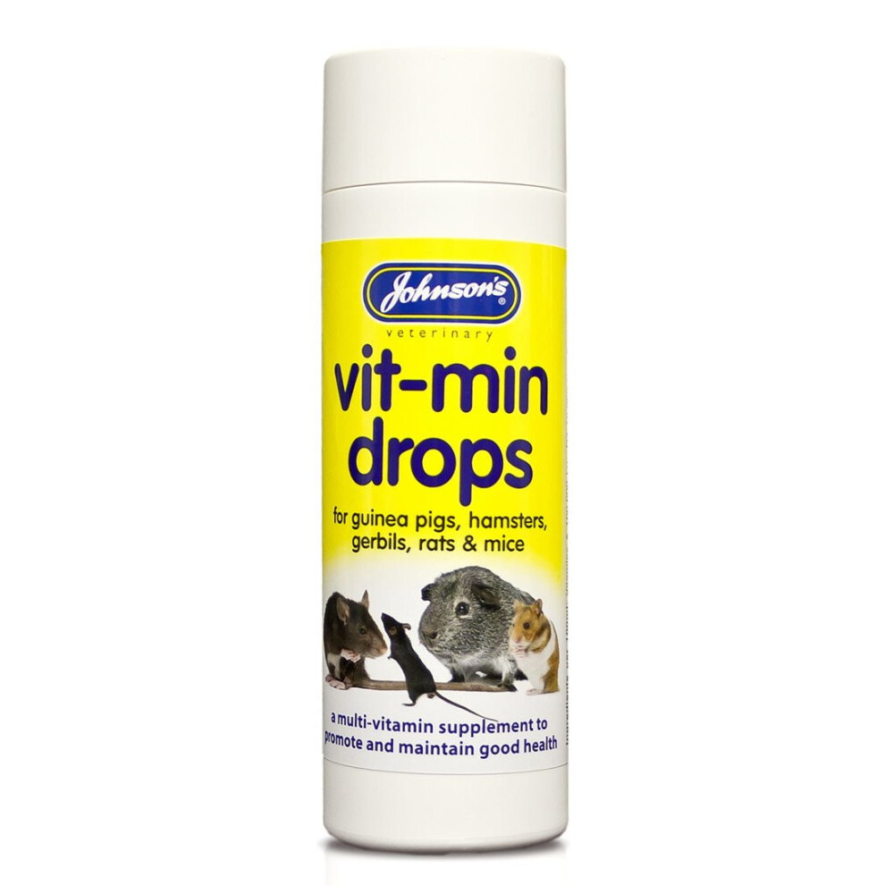 Johnson's Veterinary Jvp Hamster & Gerbil Vit-Min Drops 100Ml