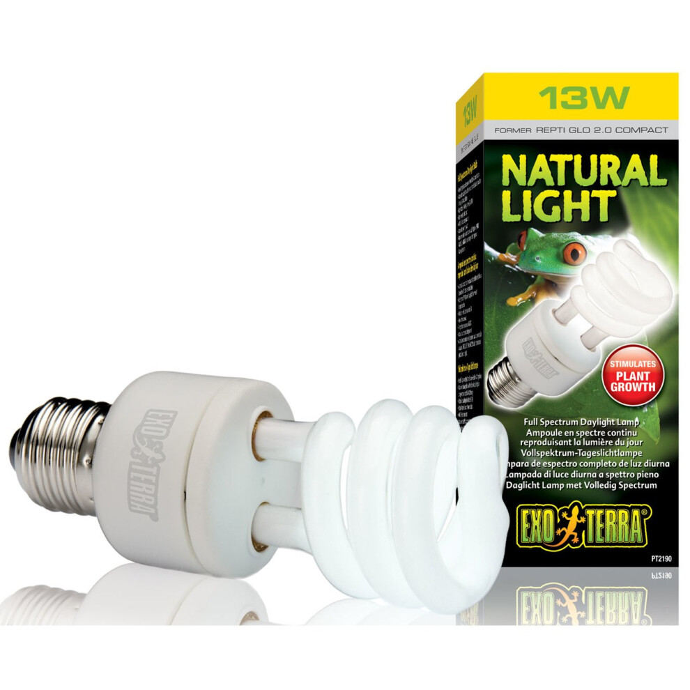 Exo Terra Natural Light Full Spectrum Daylight Bulb 13w