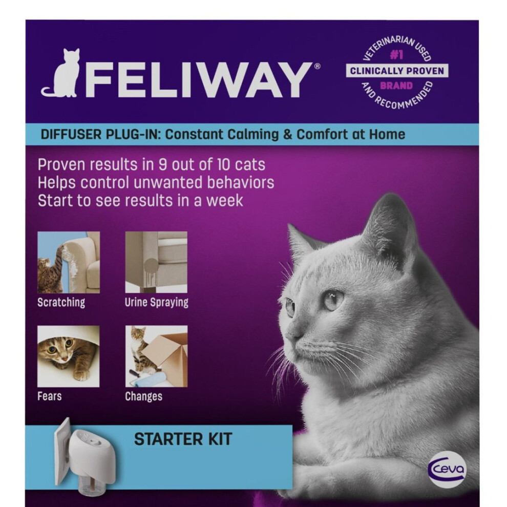 New Feliway Ceva Diffuser 48Ml C23830j