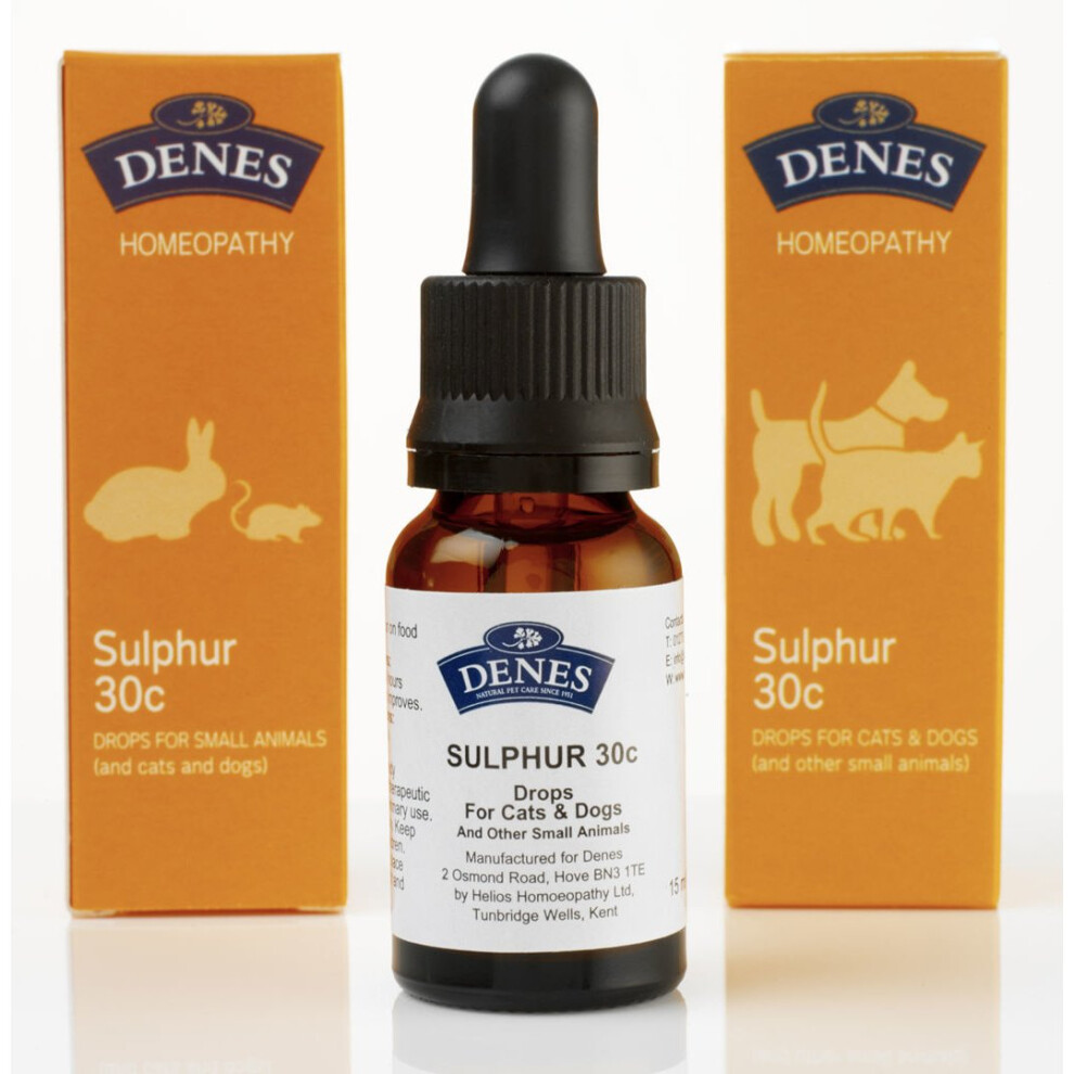 Denes Homeopathy Sulphur Remedy 30C/15Ml