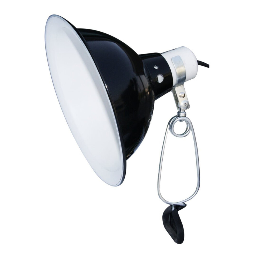 Komodo Reflector Dome Clamp Lamp 21cm