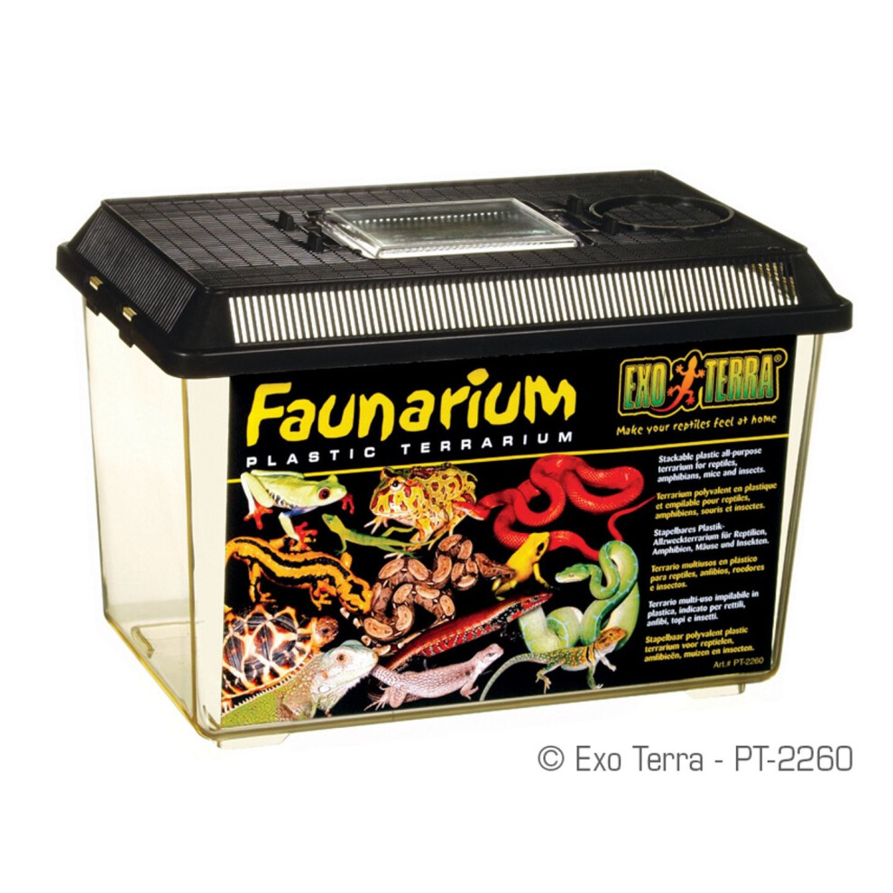 Exo Terra Faunarium Plastic Terrarium 30x19.5x20.5cm