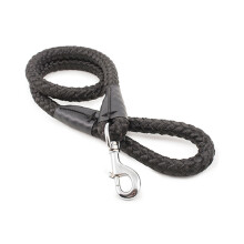 Heritage Nylon Rope Lead Black 20mm X1.07m