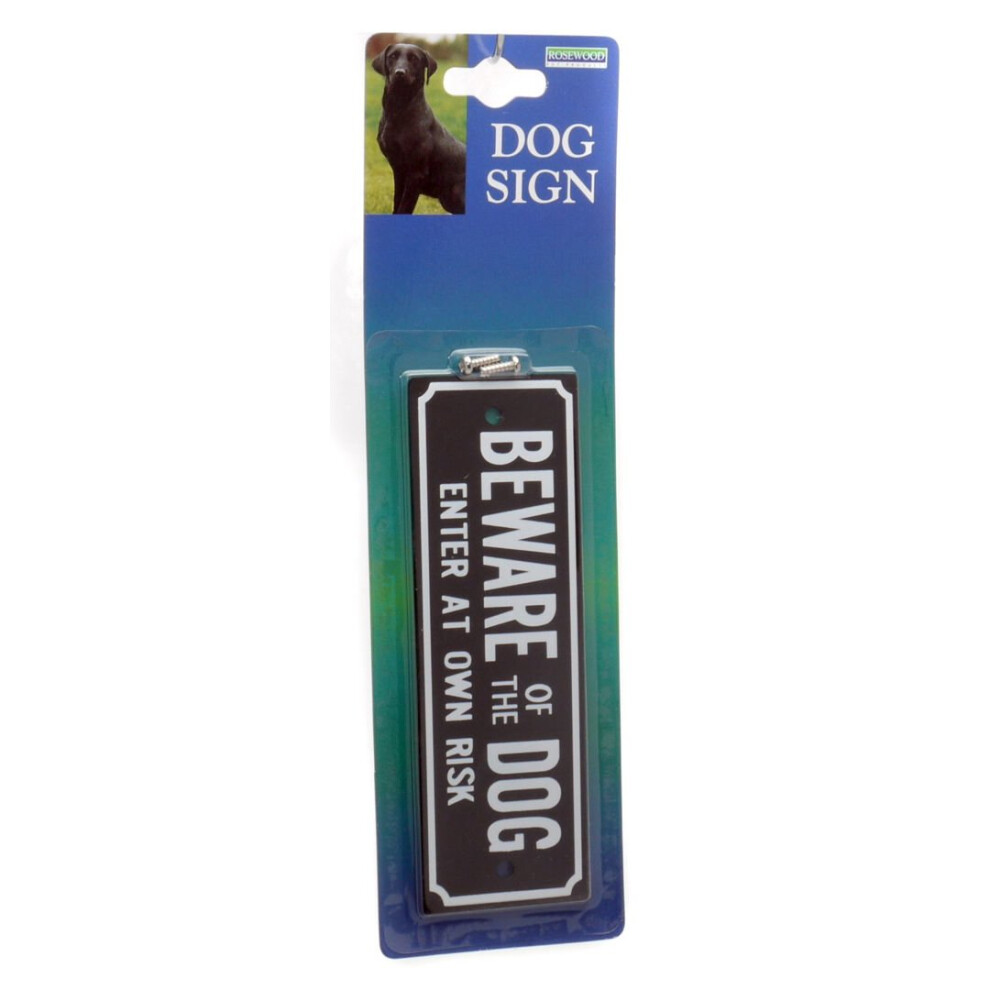 Beware Of The Dog Sign