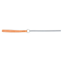 Heritage Chain Lead With Leather Handle Medium Tan 80cm