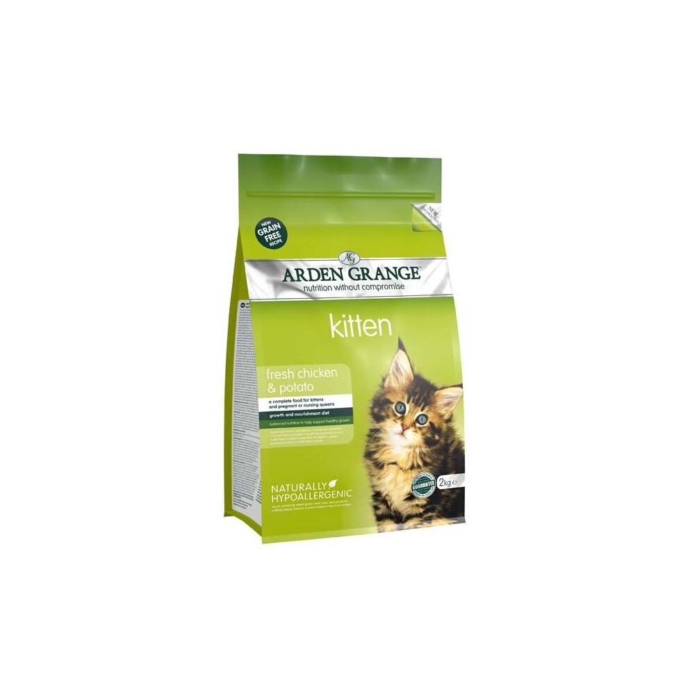 Arden Grange Free Kitten With Fresh Chicken & Potato 2Kg Grain