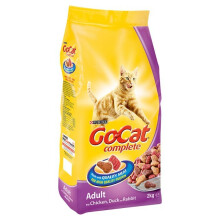 Go-Cat Adult Cat Food with Chicken & Duck - 2kg - Complete & Balanced Nutrition (12353781)