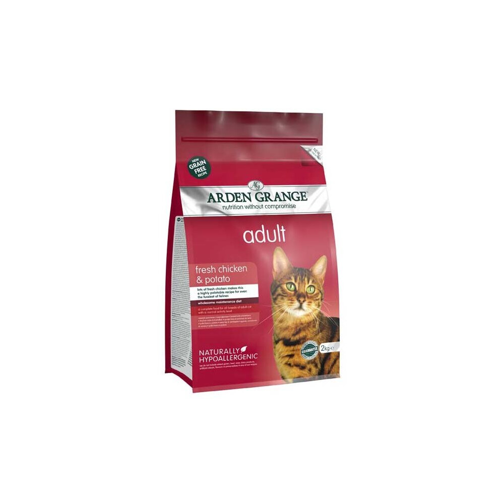 Arden Grange Grain Free Adult Cat With Fresh Chicken & Potato 2kg