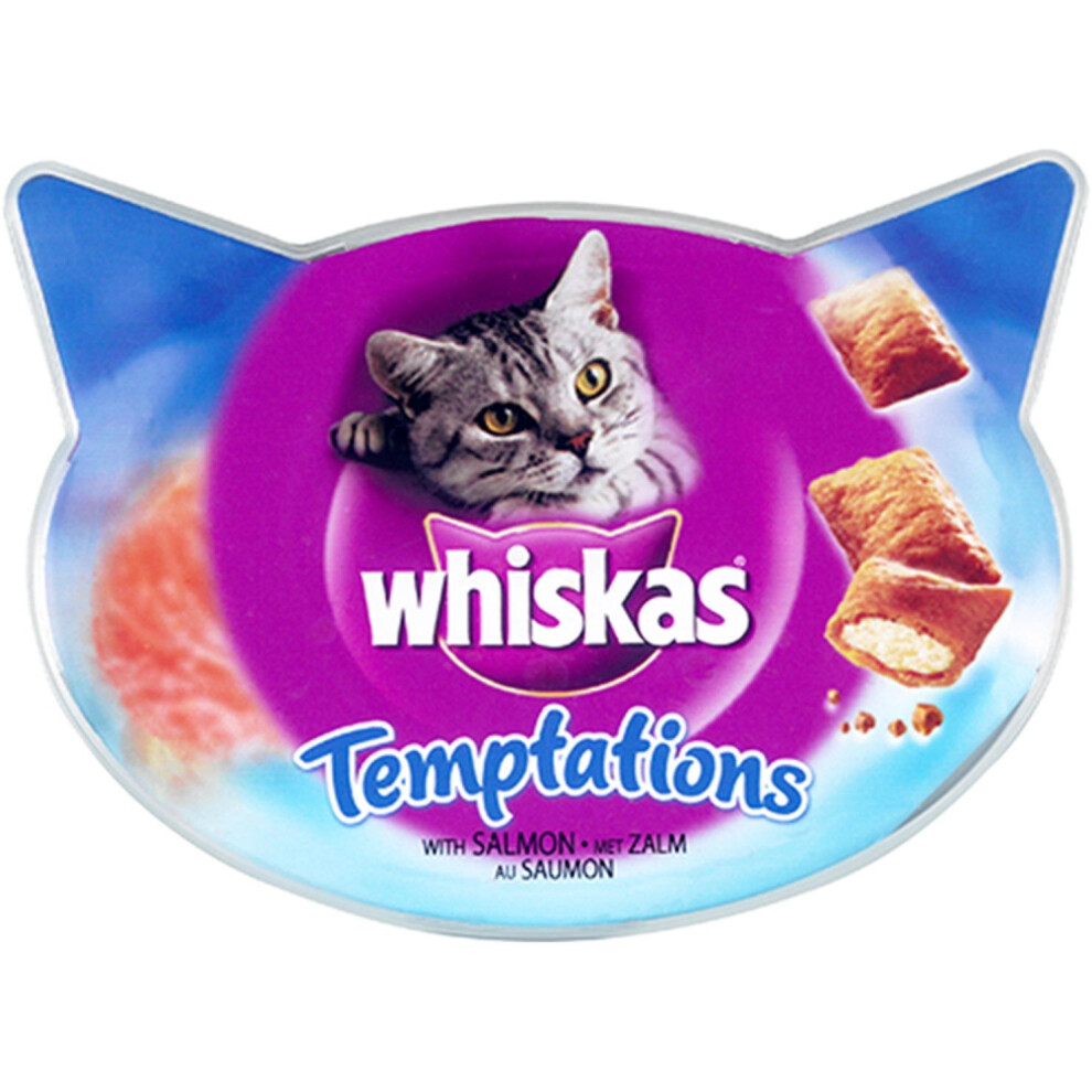 Whiskas C&t Temptations Salmon 60g (Pack of 8)-image-OPC-PMDB76-NEW