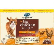 Hilife Its Only Natural Cat Pouch Multipack The Big Chicken One In Jelly 32x70g