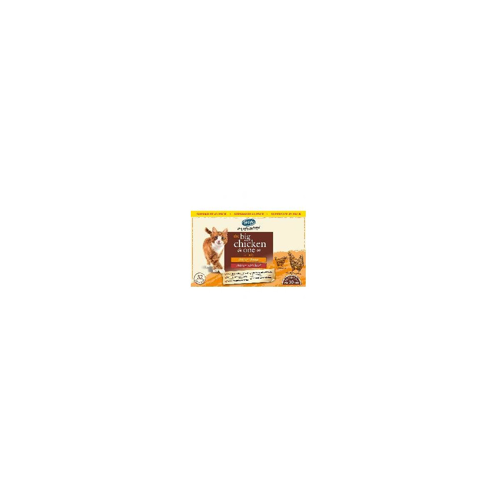 Hilife Its Only Natural Cat Pouch Multipack The Big Chicken One In Jelly 32X70g