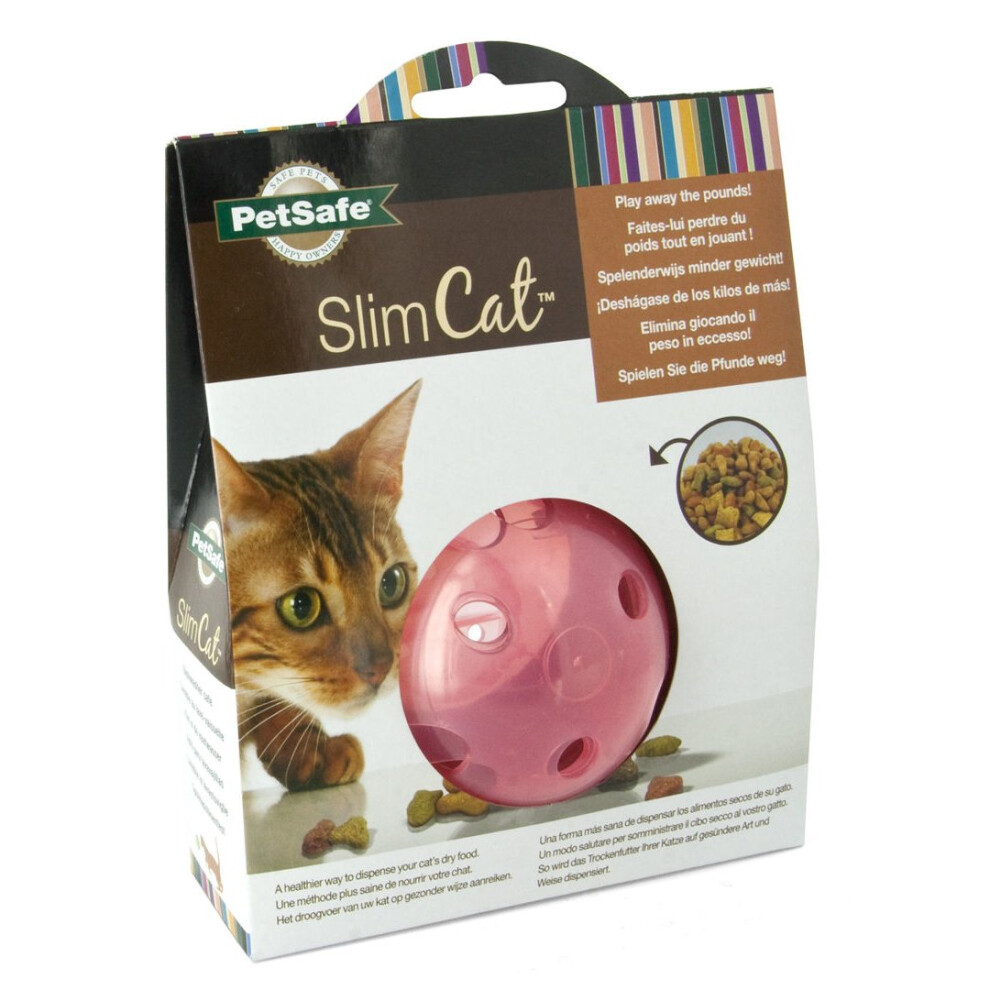 Petsafe Slimcat Treat Ball Pink