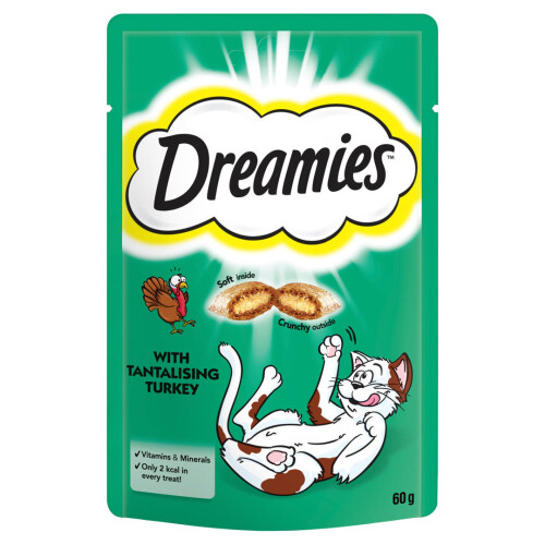 Dreamies Dreamies Turkey 60g (Pack of 8)