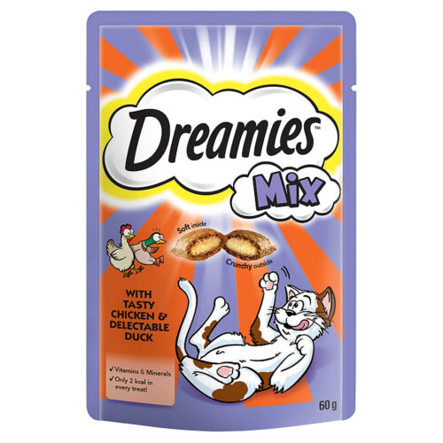 Dreamies Dreamies Chicken & Duck 60g (Pack of 8)