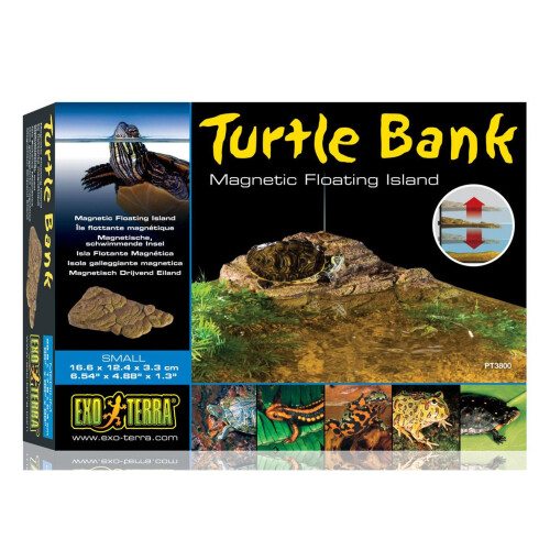 Hagen Exo Terra Turtle Bank Magnetic Floating Island Small 16.6x12.4x3.3cm