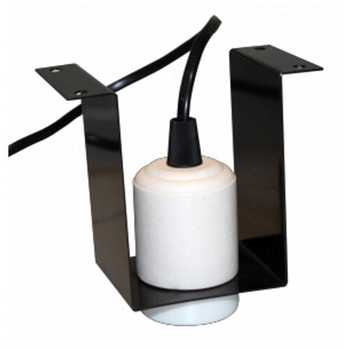 Komodo Ceramic Es Lamp Fixture & Mounting Bracket