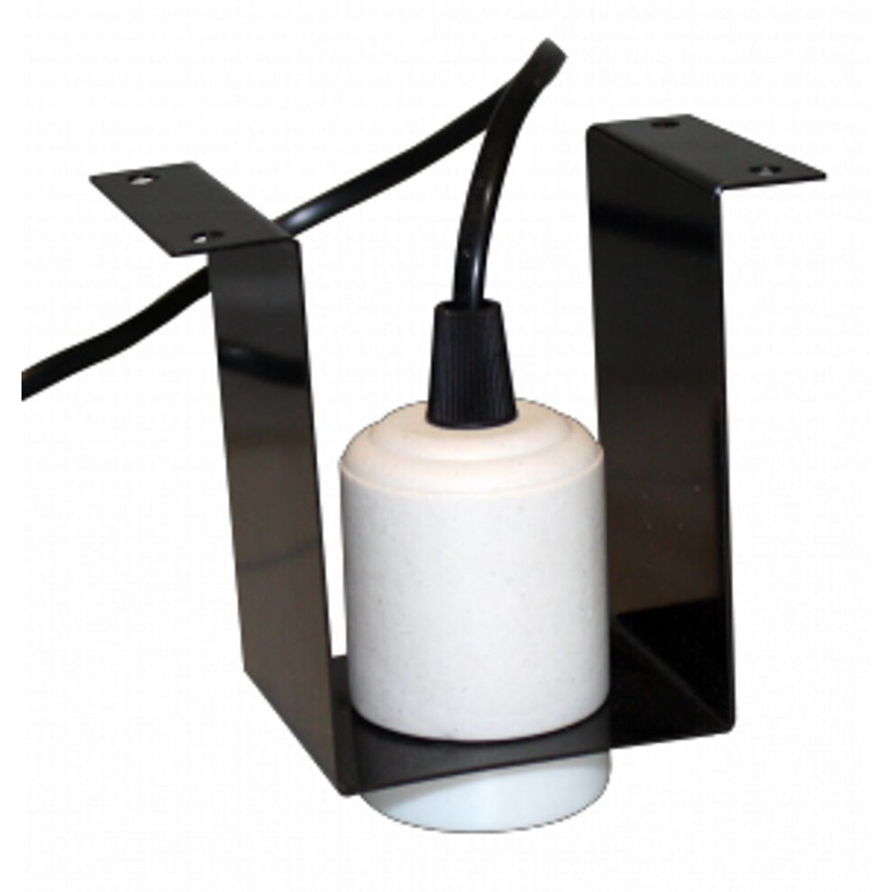 Komodo Ceramic Es Lamp Fixture & Mounting Bracket