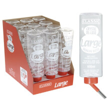 Classic Crystal Deluxe Drinking Bottle Large 600ml (Pack of 12)