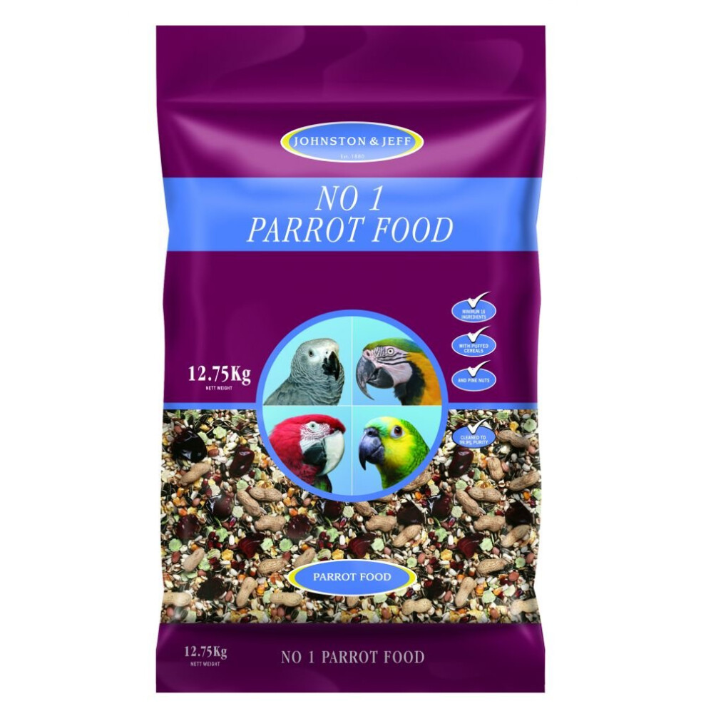 J&j No.1 Parrot Mix New Formula 12.75kg