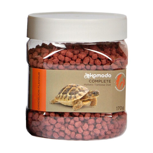 Komodo Tortoise Diet Mælkebøtte 170g - foder til skildpadder