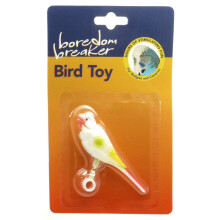 Boredom Breaker Budgie On Spring (Pack of 6)