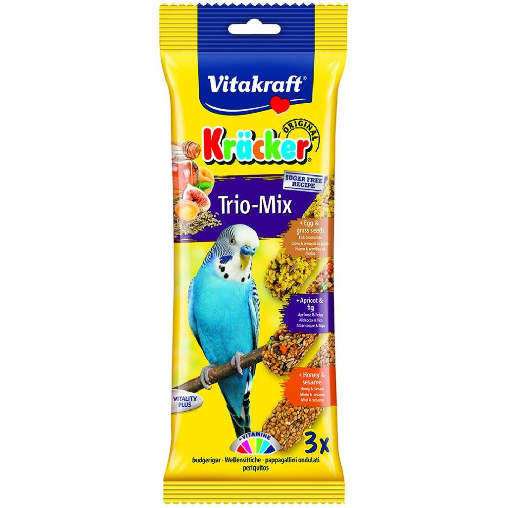 Vitakraft Budgie Stick Trio (3pk 3) (Pack of 7)