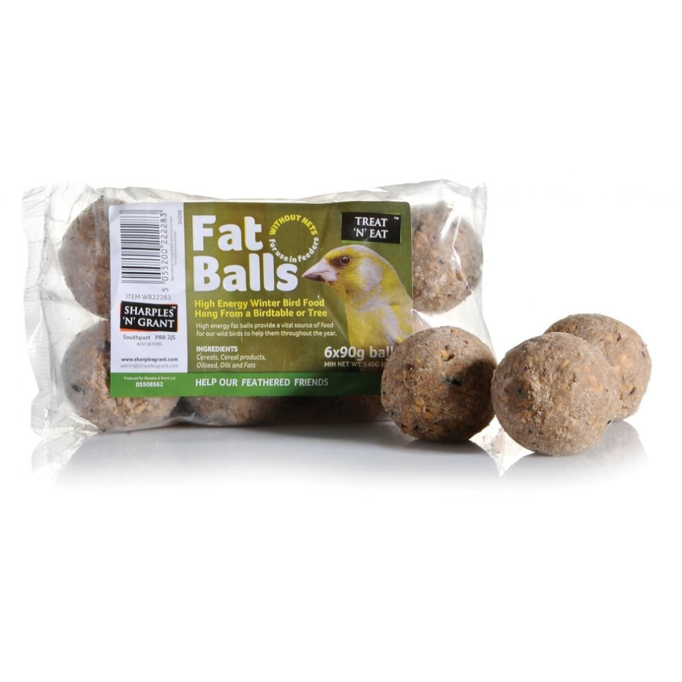 Treat 'n' Eat Fat Balls No Net 6 Pack (6x90g)