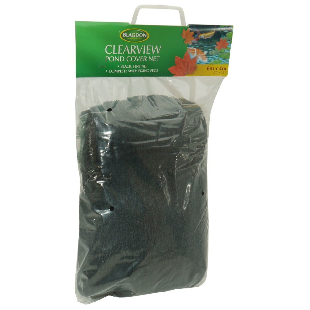 Blagdon Clearview Fine Pond Net Black 6x4m