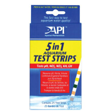 Api 5-in-1 Aquarium Test Strips 25pk