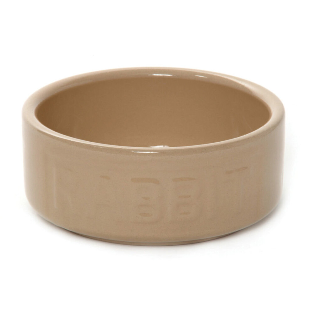 All Cane Lettered Rabbit Bowl 13cm (5'')