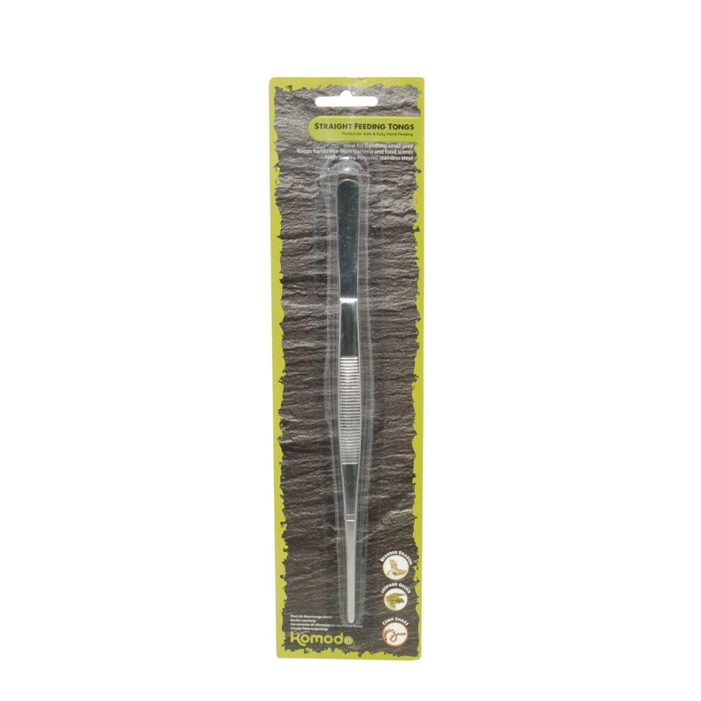 Komodo Feeding Tongs Straight 25cm
