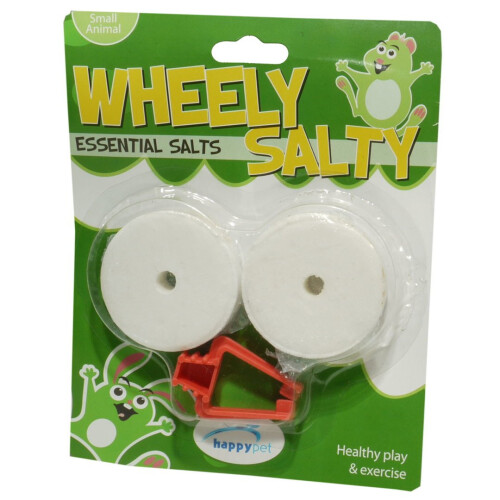 Wheely Small Animal Lick Salty 2pack