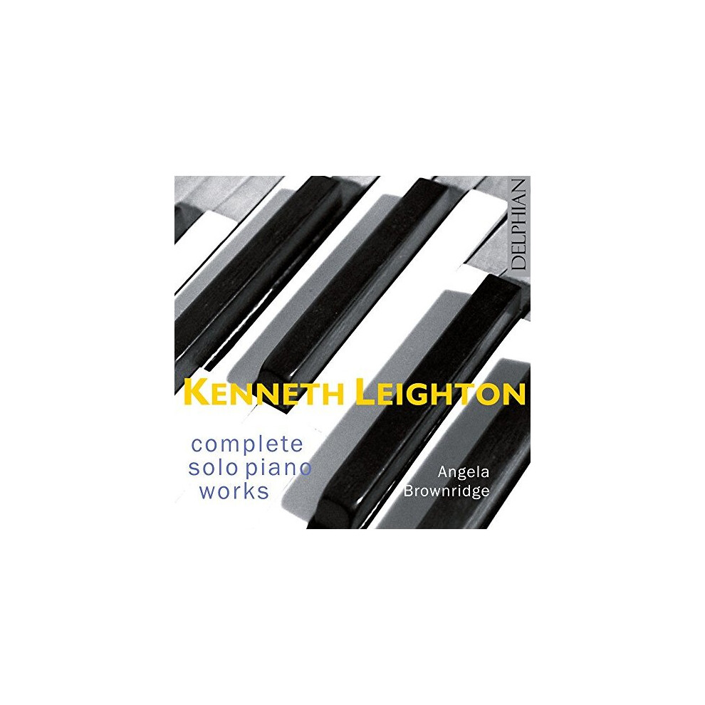 Angela Brownridge - Kenneth Leighton: Complete solo piano works [CD]-image-OPC-PMFVBJ-NEW