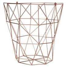 Vertex Storage Basket Copper Plated Finish