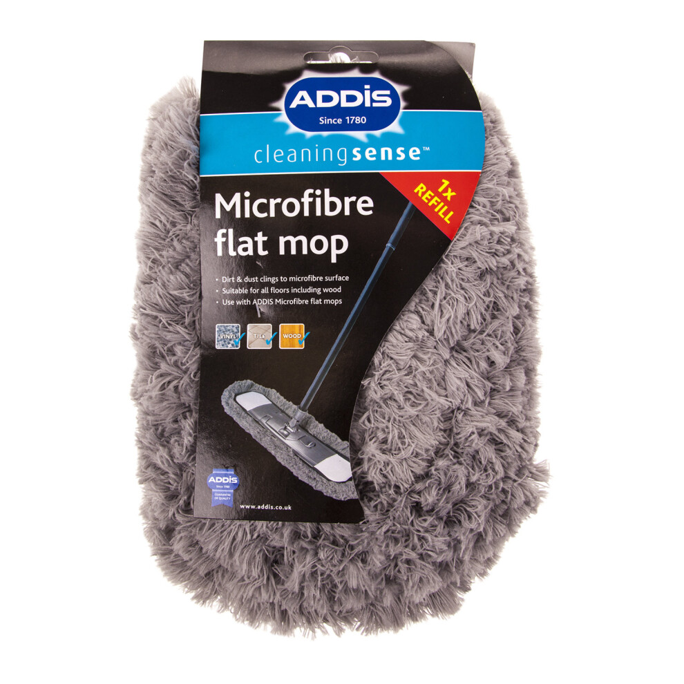 Addis Replacement Microfiber Flat Mop Head